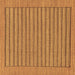 Square Abstract Brown Modern Rug, abs201brn