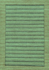 Abstract Turquoise Modern Rug, abs201turq