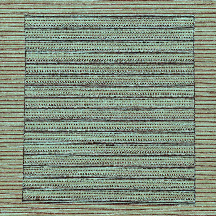 Square Abstract Light Blue Modern Rug, abs201lblu