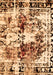 Abstract Orange Modern Rug, abs2020org