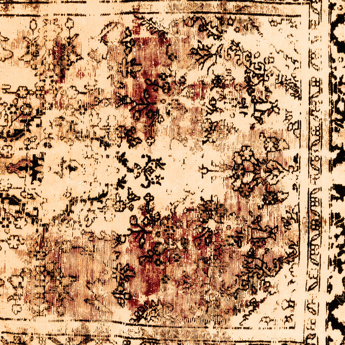 Abstract Orange Modern Rug, abs2020org