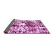 Sideview of Abstract Pink Modern Rug, abs2020pnk