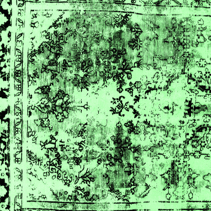 Abstract Emerald Green Modern Rug, abs2020emgrn