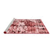 Modern Red Washable Rugs