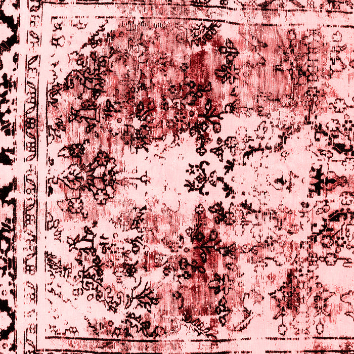 Machine Washable Abstract Red Modern Rug, wshabs2020red