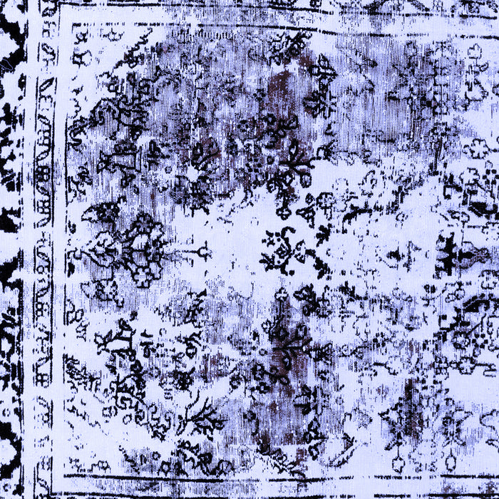 Machine Washable Abstract Blue Modern Rug, wshabs2020blu