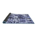 Sideview of Abstract Blue Modern Rug, abs2020blu