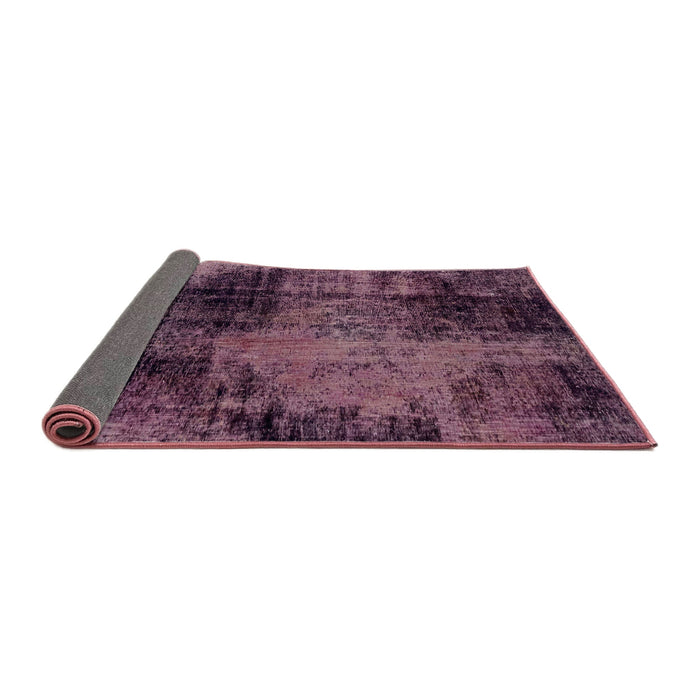 Sideview of Abstract Pink Modern Rug, abs2022