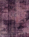 Machine Washable Abstract Pink Rug, wshabs2022