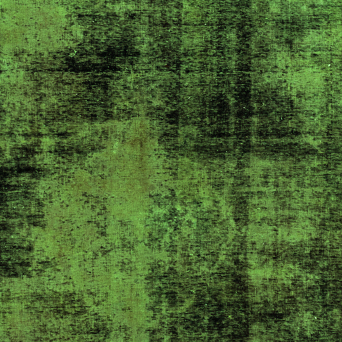 Machine Washable Abstract Green Modern Area Rugs, wshabs2022grn