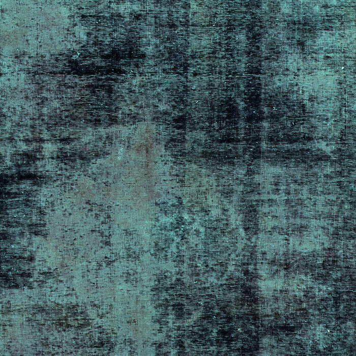 Machine Washable Abstract Turquoise Modern Area Rugs, wshabs2022turq