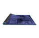 Sideview of Abstract Blue Modern Rug, abs2022blu