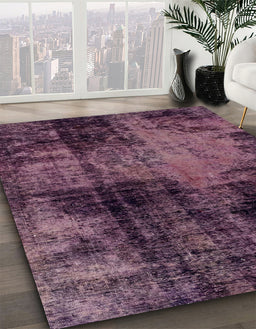 Machine Washable Abstract Pink Rug in a Family Room, wshabs2022