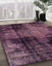 Machine Washable Abstract Pink Rug in a Family Room, wshabs2022