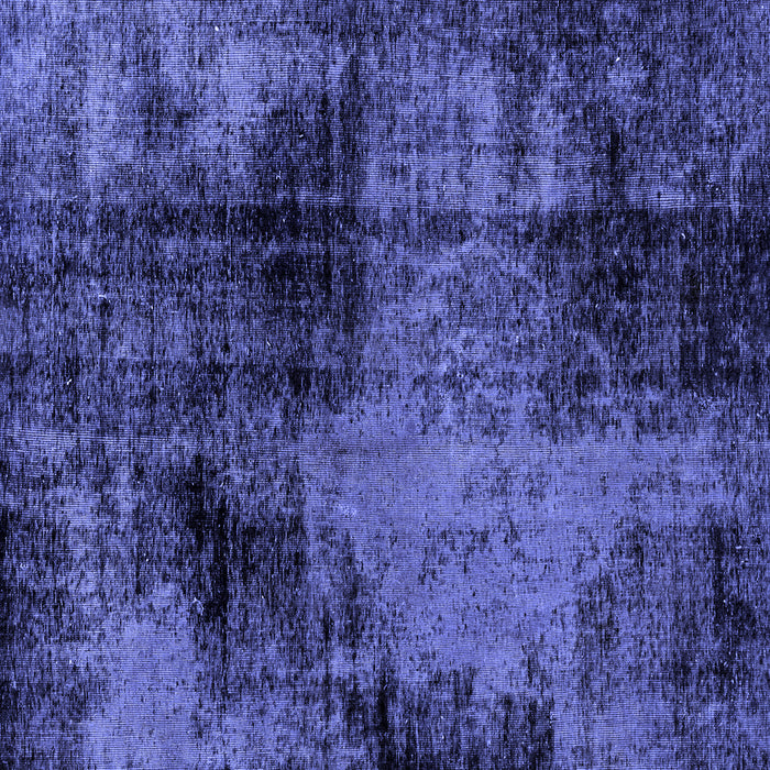 Square Machine Washable Abstract Blue Modern Rug, wshabs2022blu