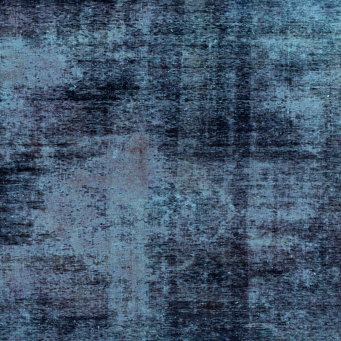 Square Machine Washable Abstract Light Blue Modern Rug, wshabs2022lblu