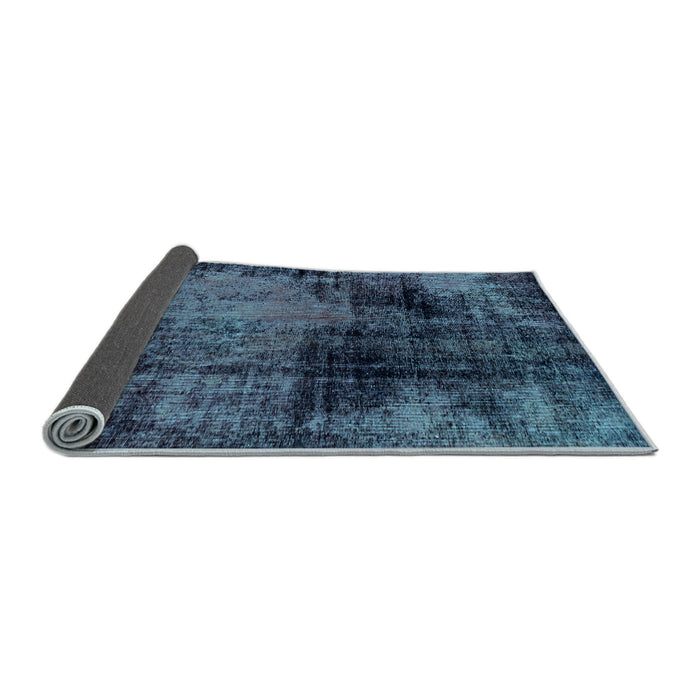 Sideview of Abstract Light Blue Modern Rug, abs2022lblu