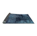 Sideview of Abstract Light Blue Modern Rug, abs2022lblu