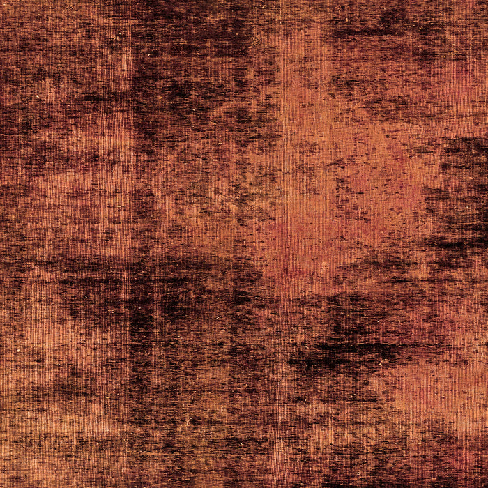 Square Machine Washable Abstract Orange Modern Area Rugs, wshabs2022org