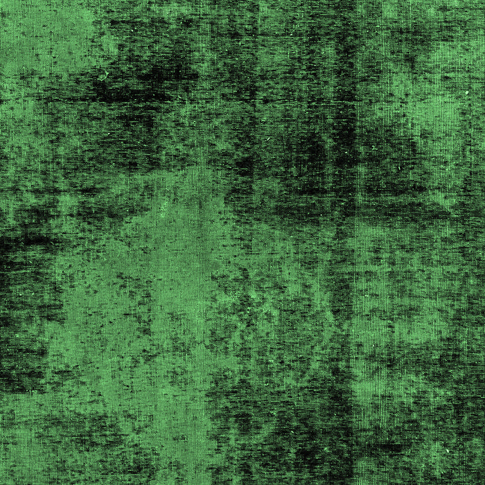 Machine Washable Abstract Emerald Green Modern Area Rugs, wshabs2022emgrn