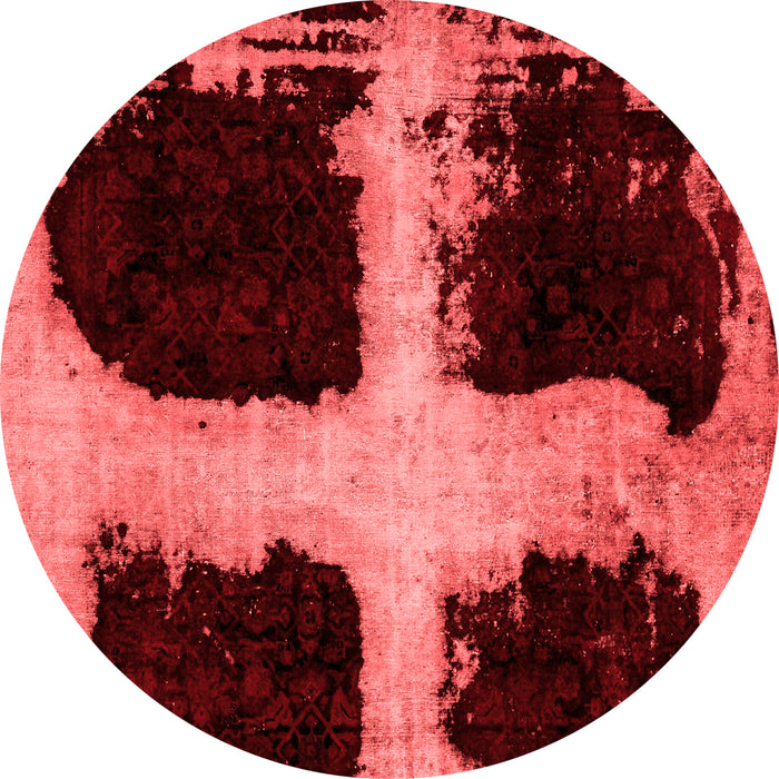 Abstract Red Modern Rug, abs2023red