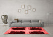 Modern Red Washable Rugs