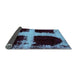 Sideview of Abstract Light Blue Modern Rug, abs2023lblu