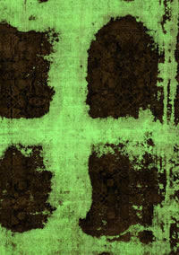 Abstract Green Modern Rug, abs2023grn