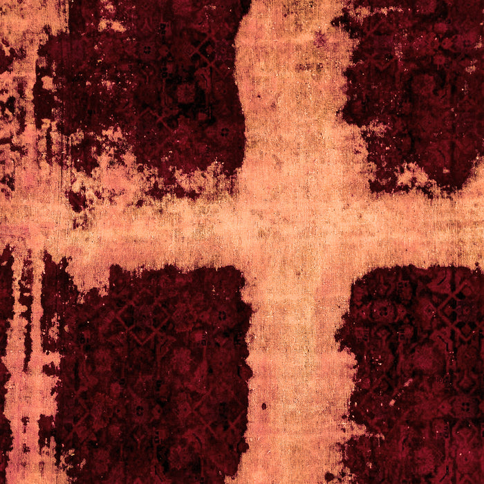 Abstract Orange Modern Rug, abs2023org