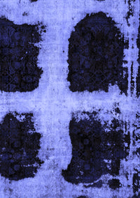 Abstract Blue Modern Rug, abs2023blu