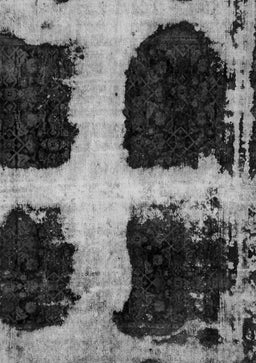 Abstract Gray Modern Rug, abs2023gry