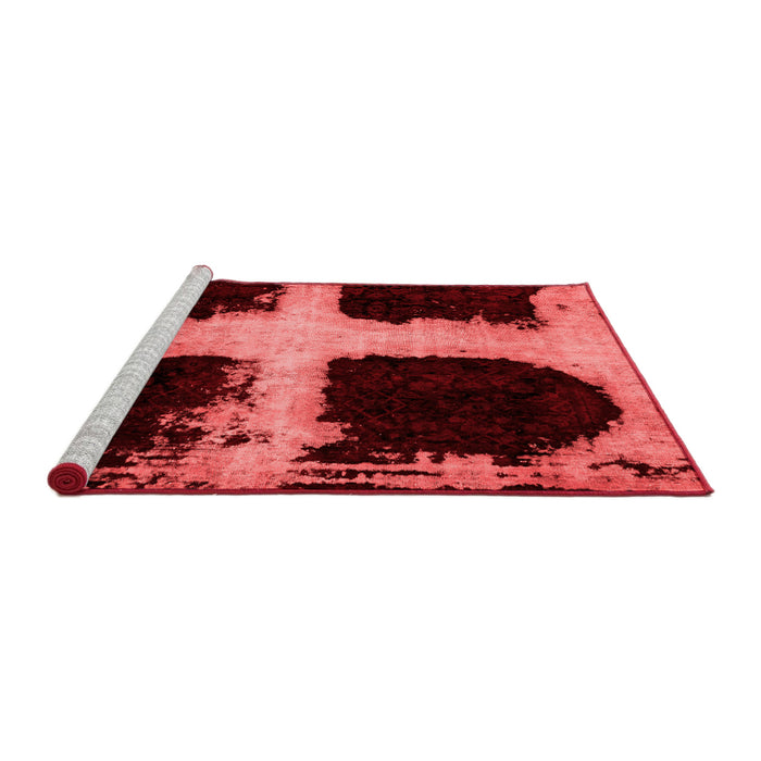 Modern Red Washable Rugs