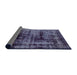 Sideview of Abstract Blue Persian Rug, abs2024