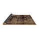 Sideview of Persian Brown Bohemian Rug, abs2024brn