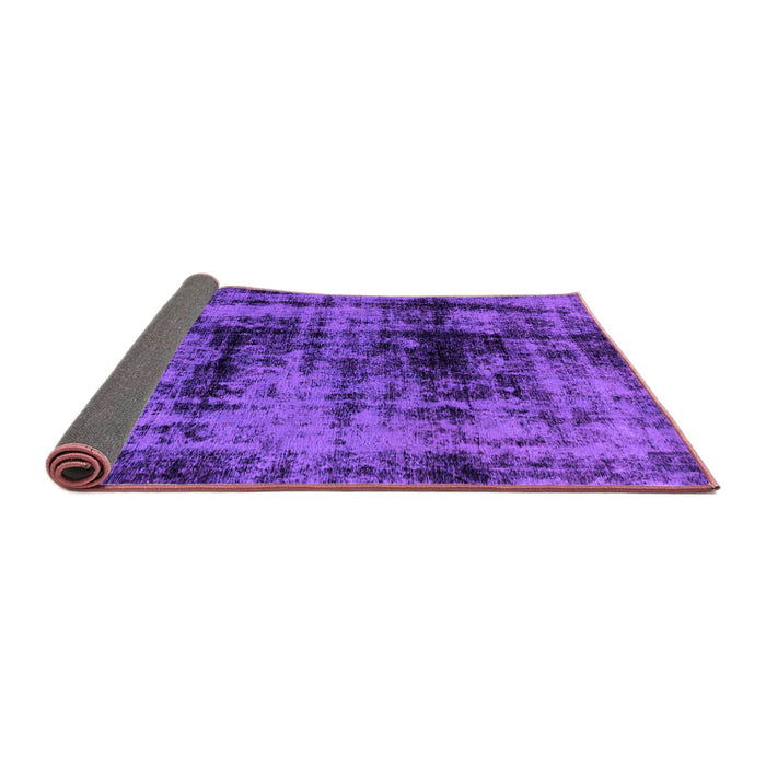 Sideview of Persian Purple Bohemian Rug, abs2024pur