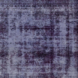 Square Machine Washable Abstract Blue Rug, wshabs2024