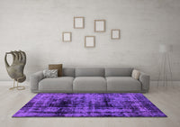 Machine Washable Persian Purple Bohemian Rug, wshabs2024pur