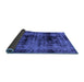 Sideview of Persian Blue Bohemian Rug, abs2024blu