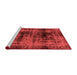 Bohemian Red Washable Rugs