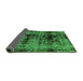 Sideview of Persian Green Bohemian Rug, abs2024grn