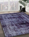 Machine Washable Abstract Blue Rug in a Family Room, wshabs2024