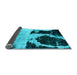 Sideview of Abstract Light Blue Modern Rug, abs2025lblu