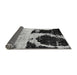 Sideview of Abstract Gray Modern Rug, abs2025gry