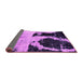 Sideview of Abstract Pink Modern Rug, abs2025pnk