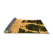 Sideview of Abstract Orange Modern Rug, abs2025org