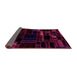 Sideview of Patchwork Pink Transitional Rug, abs2026pnk