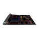 Sideview of Patchwork Light Blue Transitional Rug, abs2026lblu