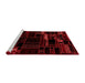 Transitional Red Washable Rugs