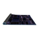 Sideview of Patchwork Blue Transitional Rug, abs2026blu