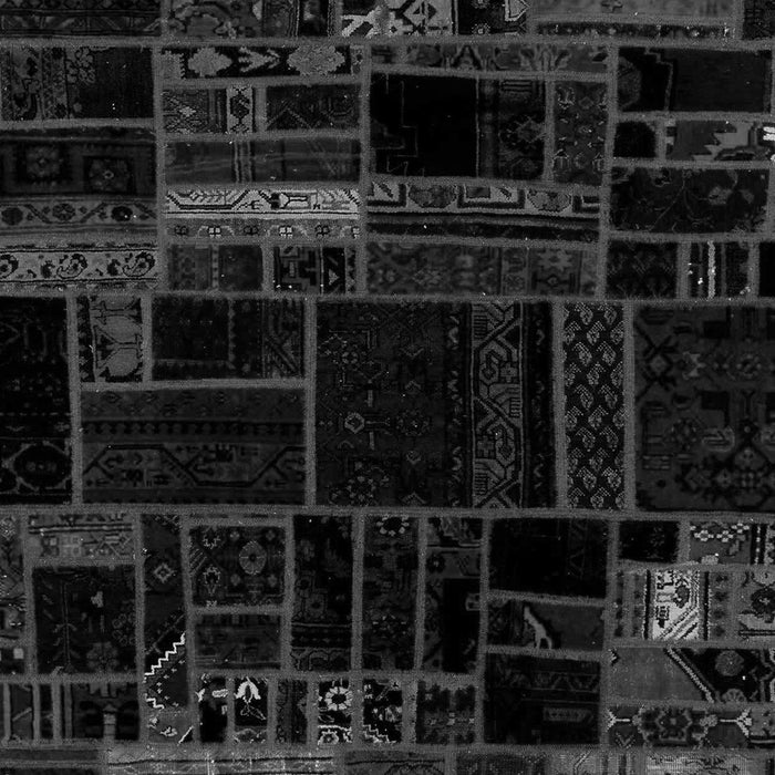 Machine Washable Patchwork Gray Transitional Rug, wshabs2026gry